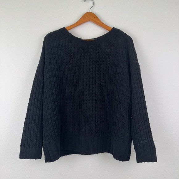 American Eagle Sweaters - American Eagle Sweater Women XS‎ Black Excellent Chenille Knit Minimalist Casual